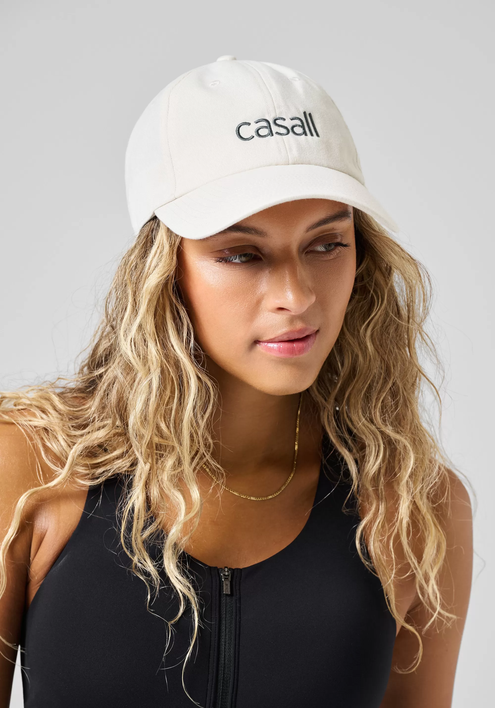 Casall Casual Logo Cap - Off White Clearance