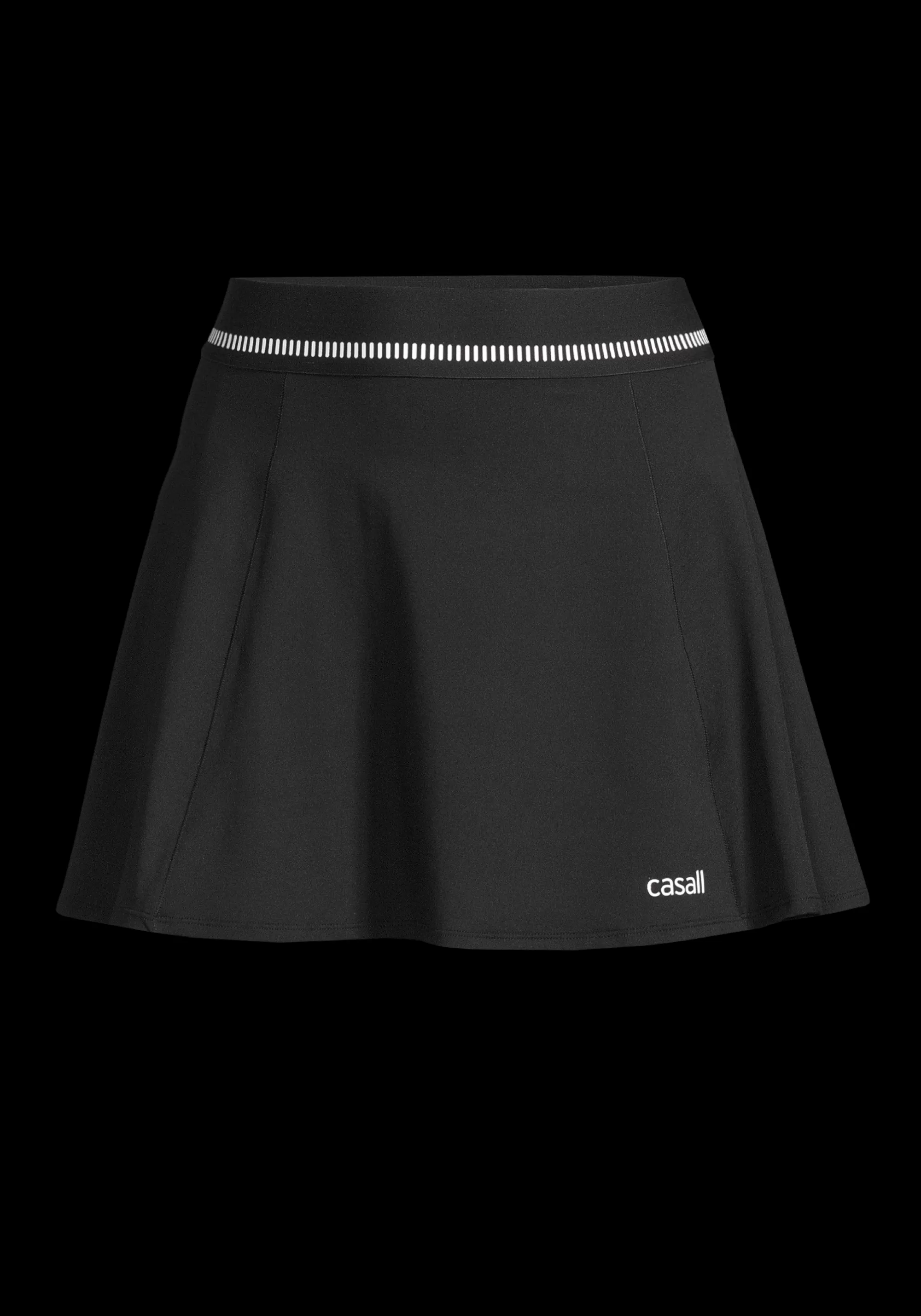 Casall Court Elastic Skirt - Black Flash Sale