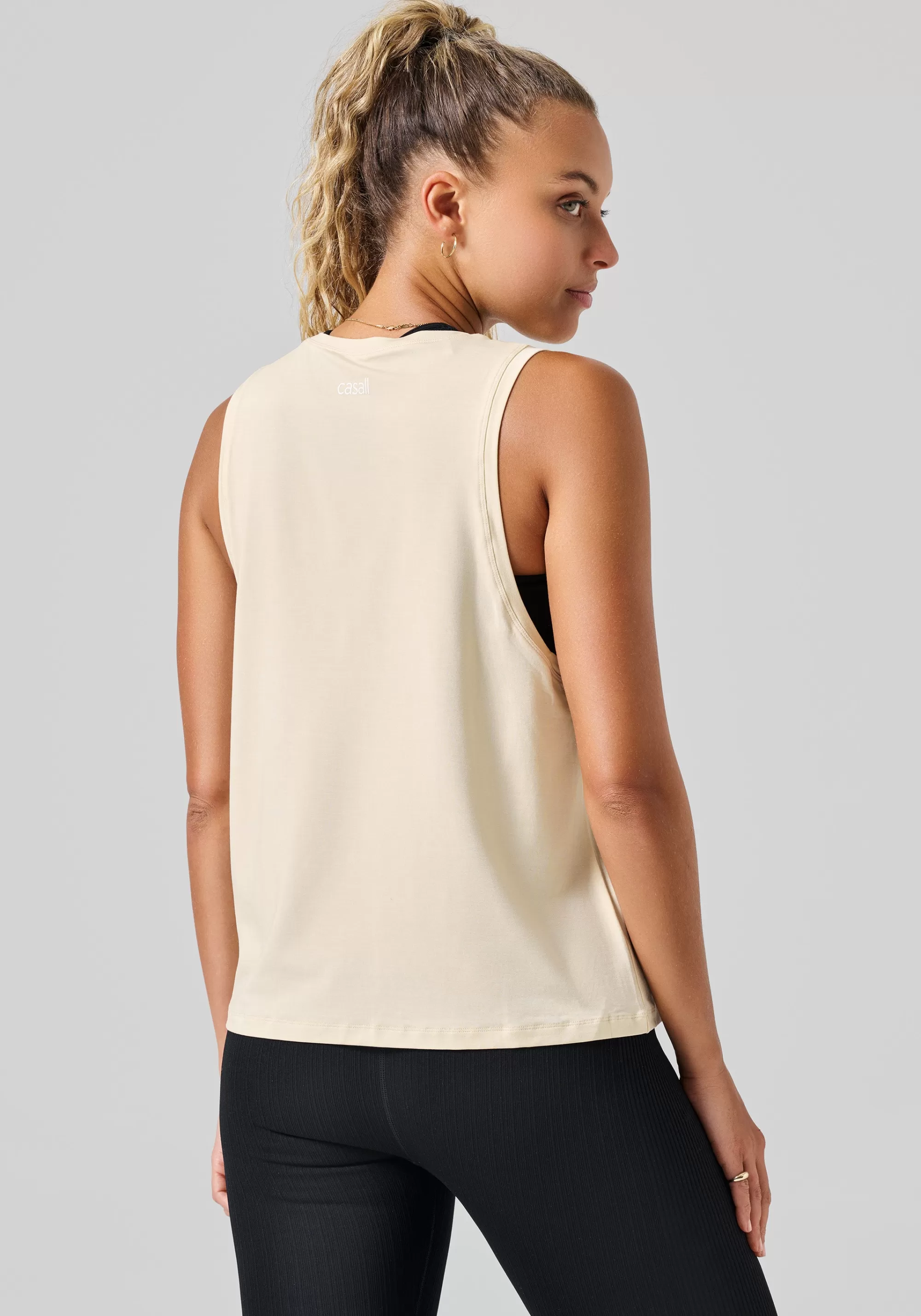 Casall Delight Studio Tank - Milky Vanilla Shop