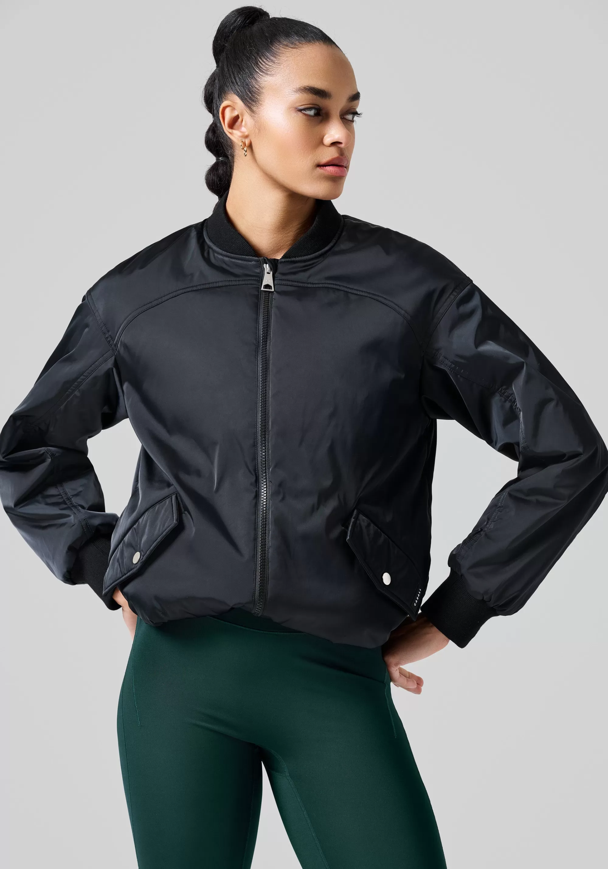 Casall Elevation Padded Jacket - Black Hot