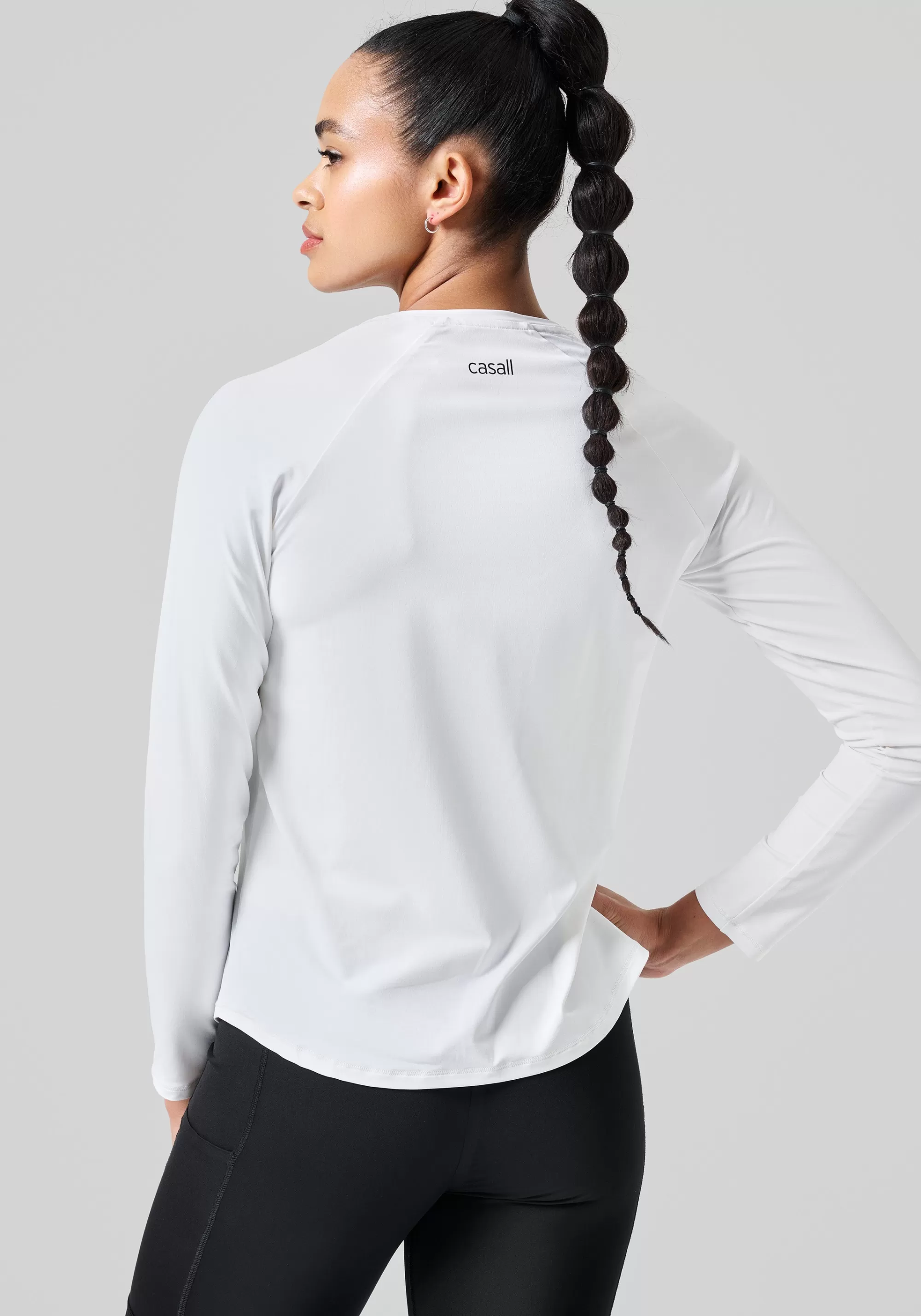 Casall Essential Long Sleeve - White Cheap