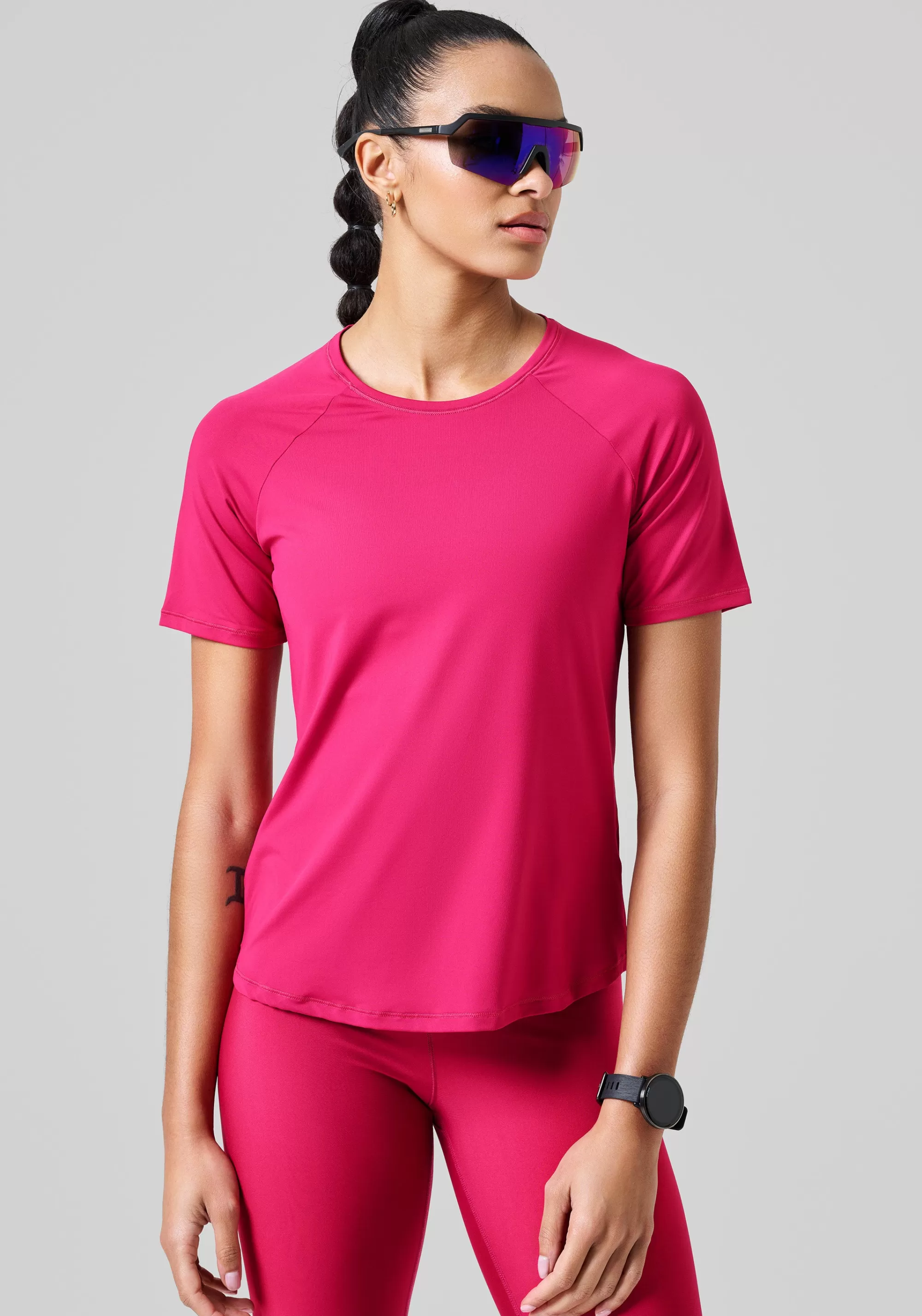 Casall Essential Tee - Punch Pink Best Sale