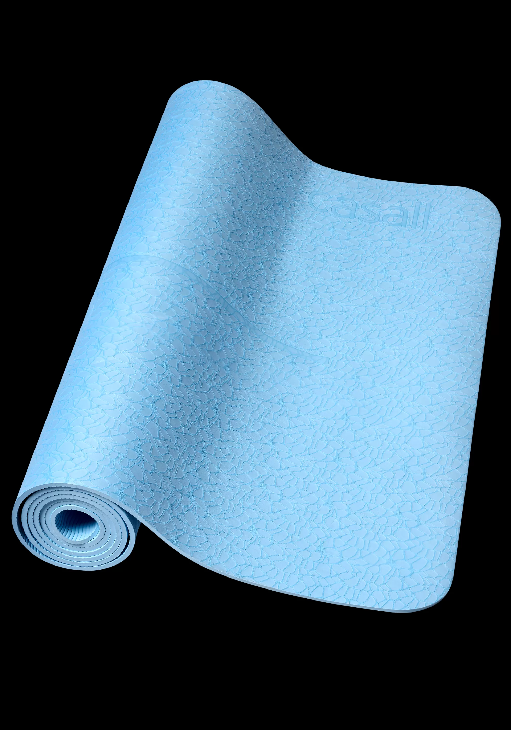 Casall Exercise Mat Cushion 5mm PVC Free - Sky Blue Cheap