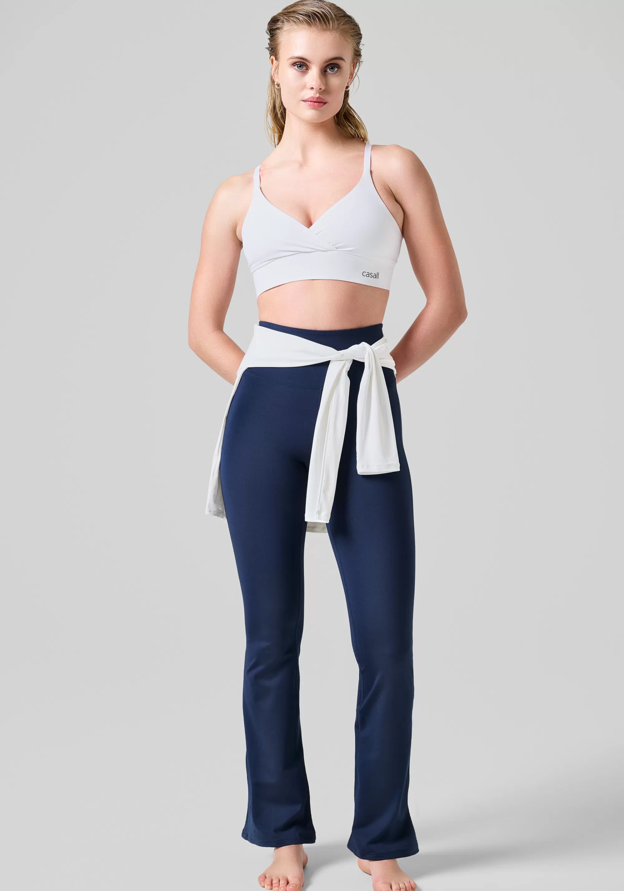 Casall Flare High Waist Pant - Core Blue Online