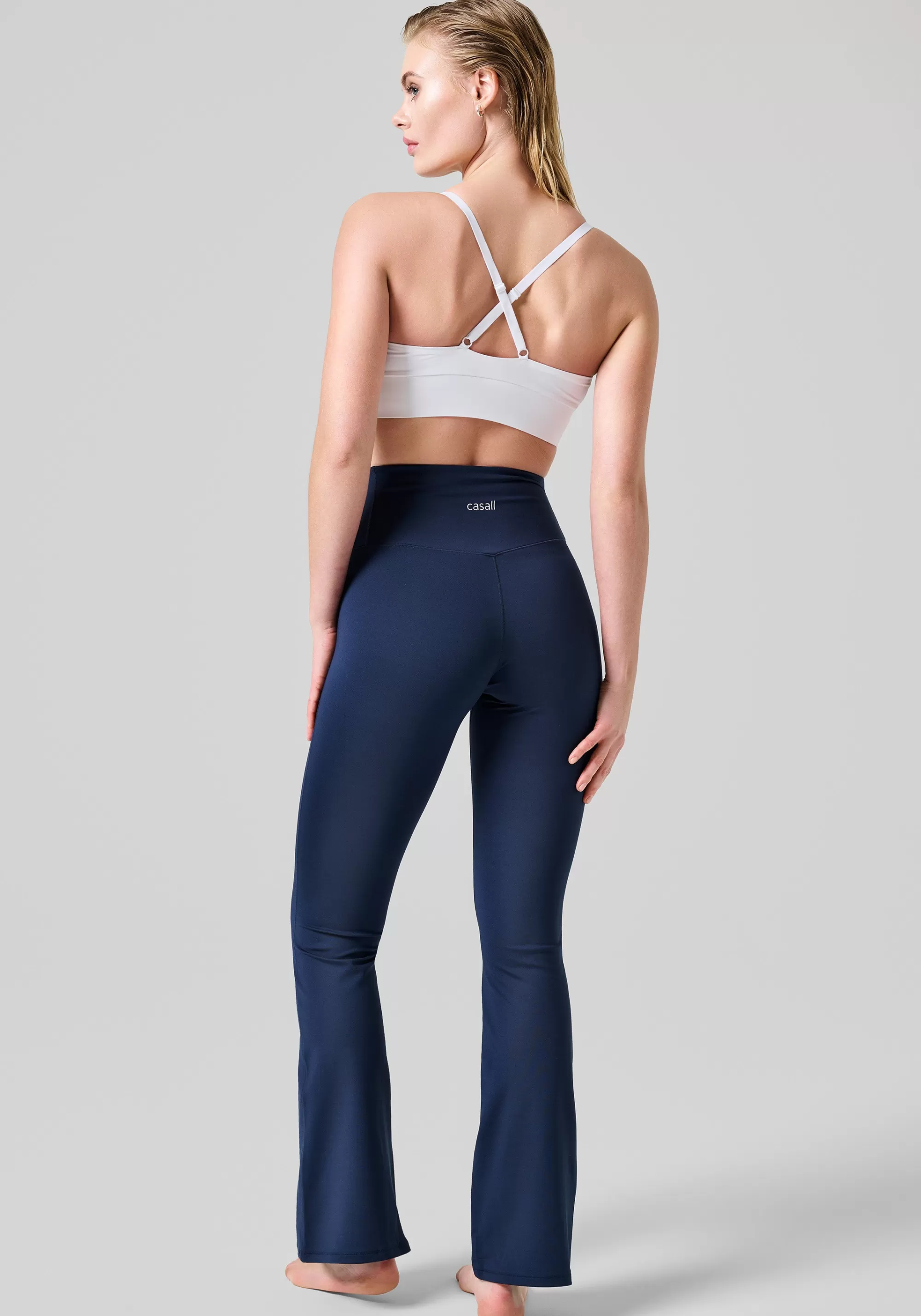 Casall Flare High Waist Pant - Core Blue Online