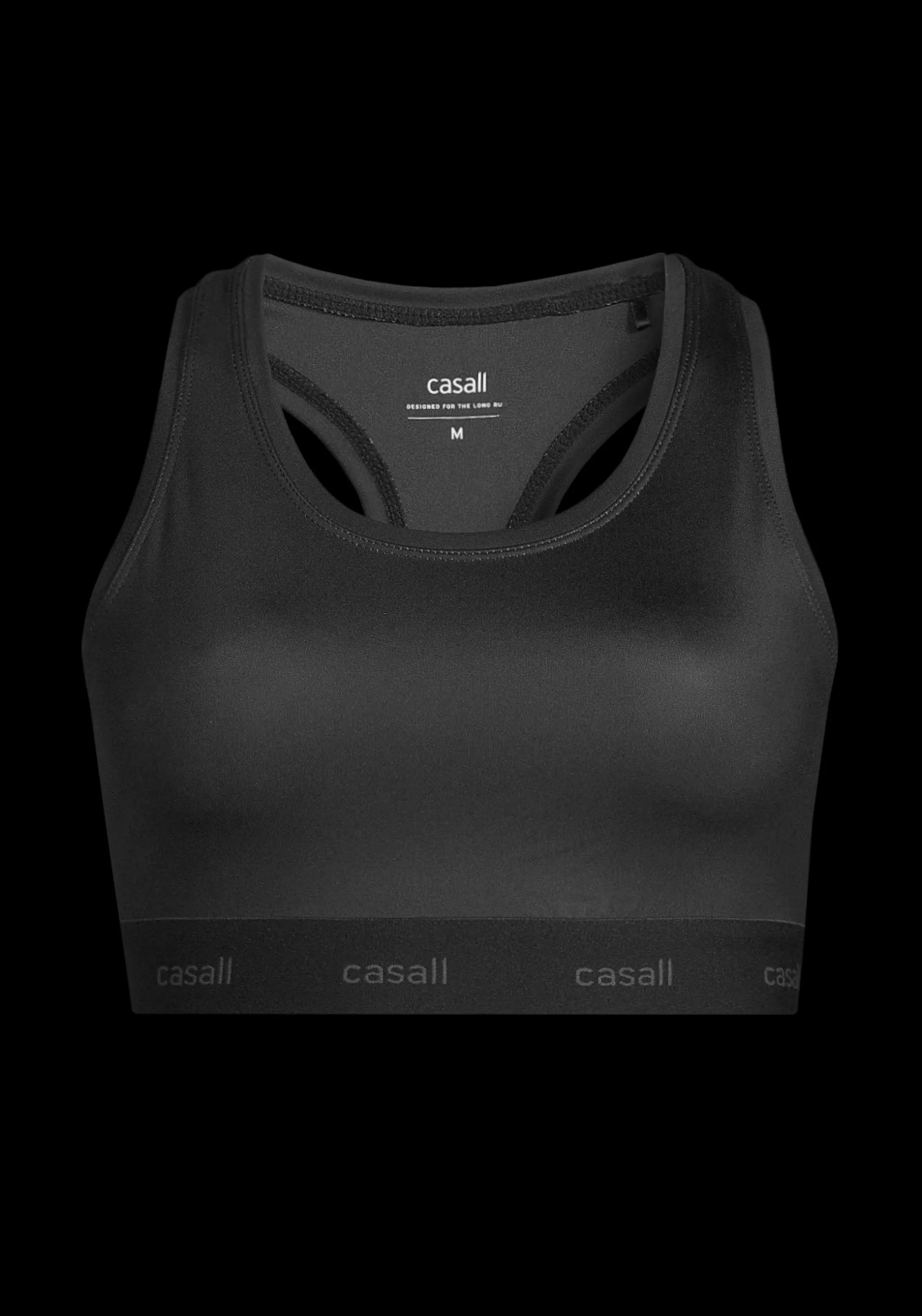 Casall Graphic Sports Bra - Black Best