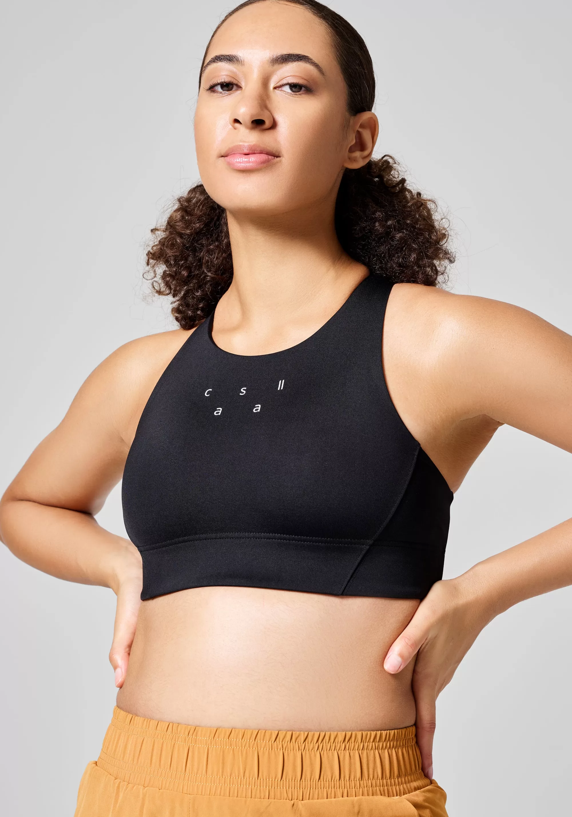 Casall Iconic Longline Sports Bra - Black Fashion