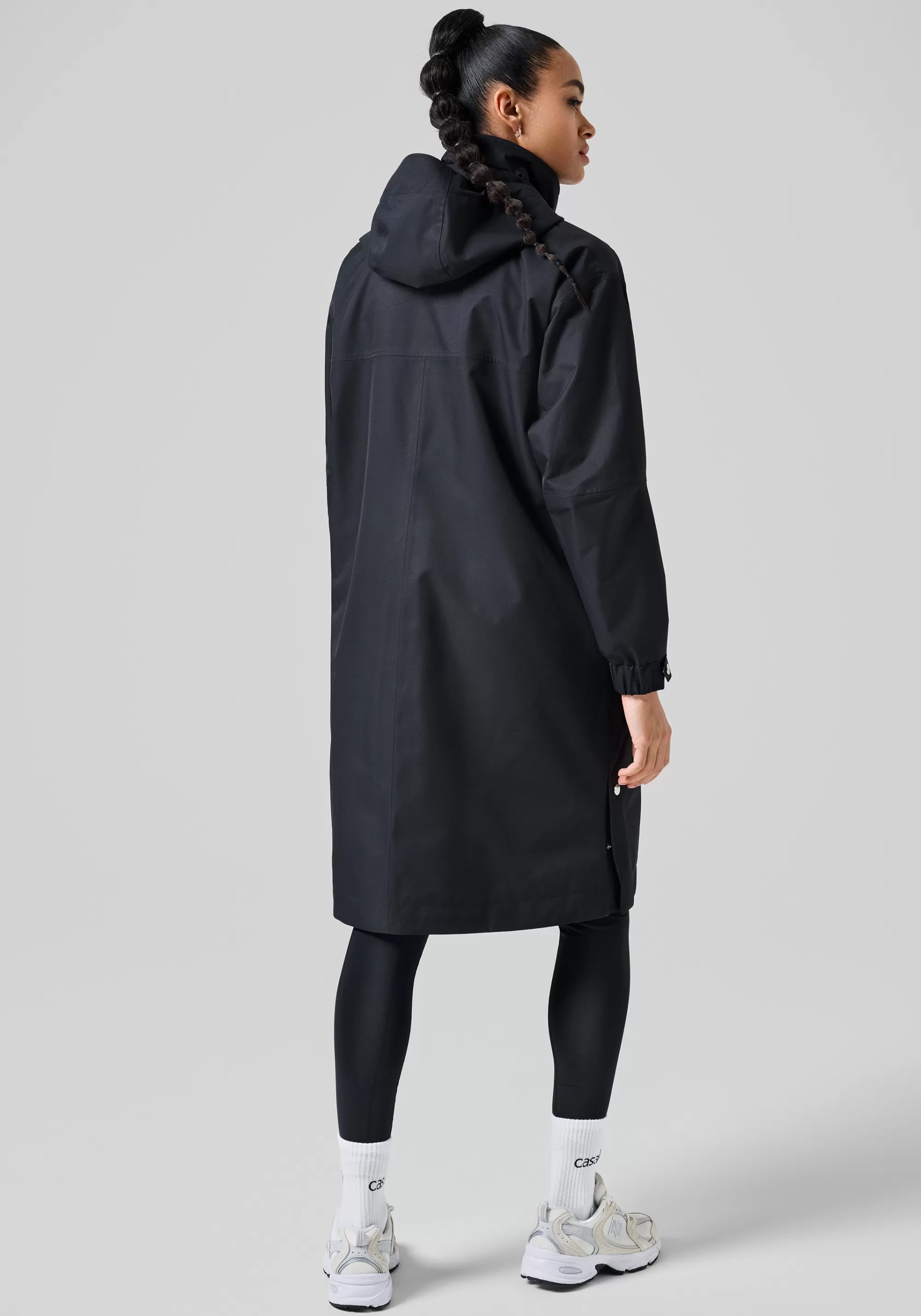 Casall Light Padded Rain Parka - Black Fashion