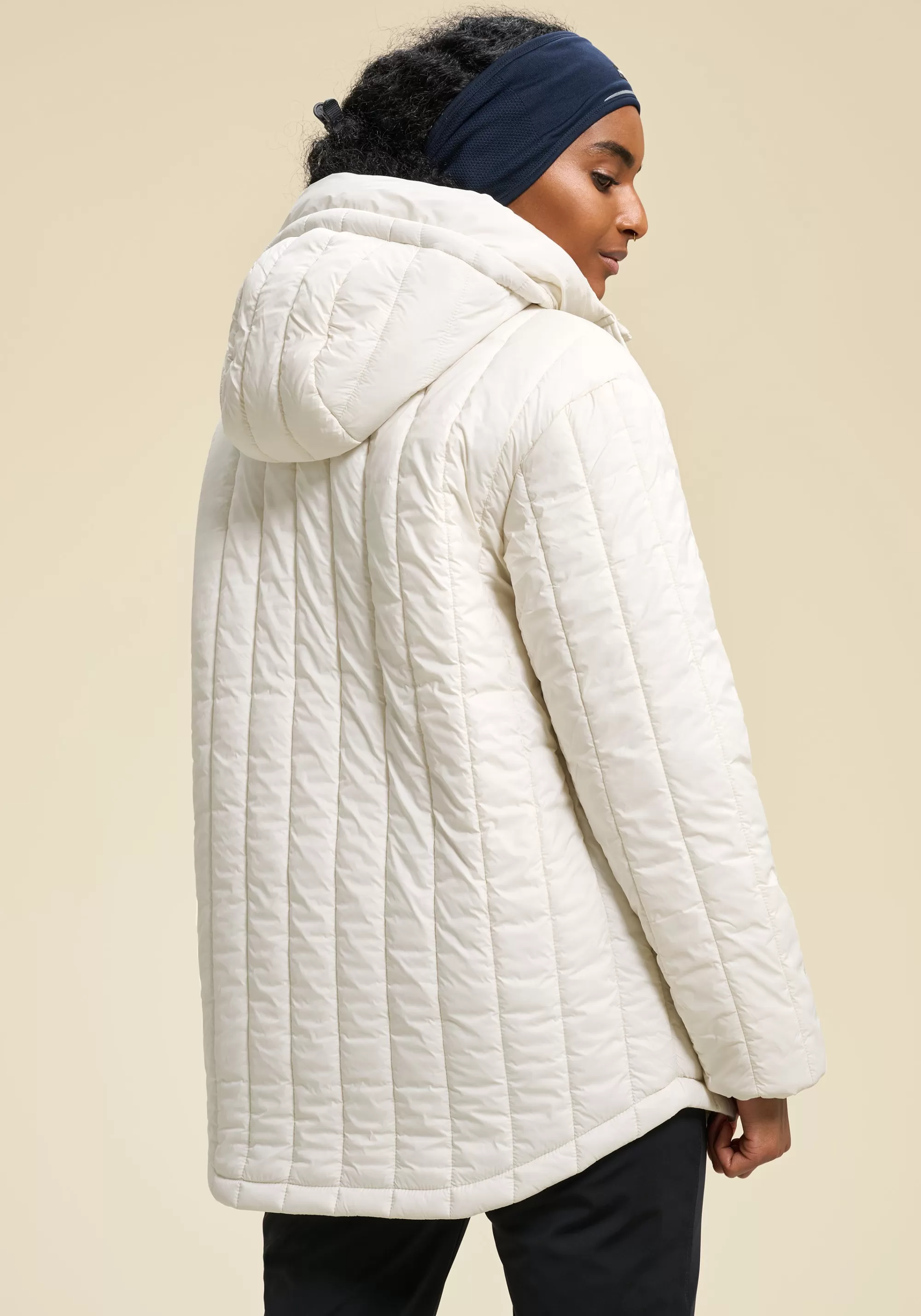 Casall Lightweight Padded Anorak - Off White Best Sale