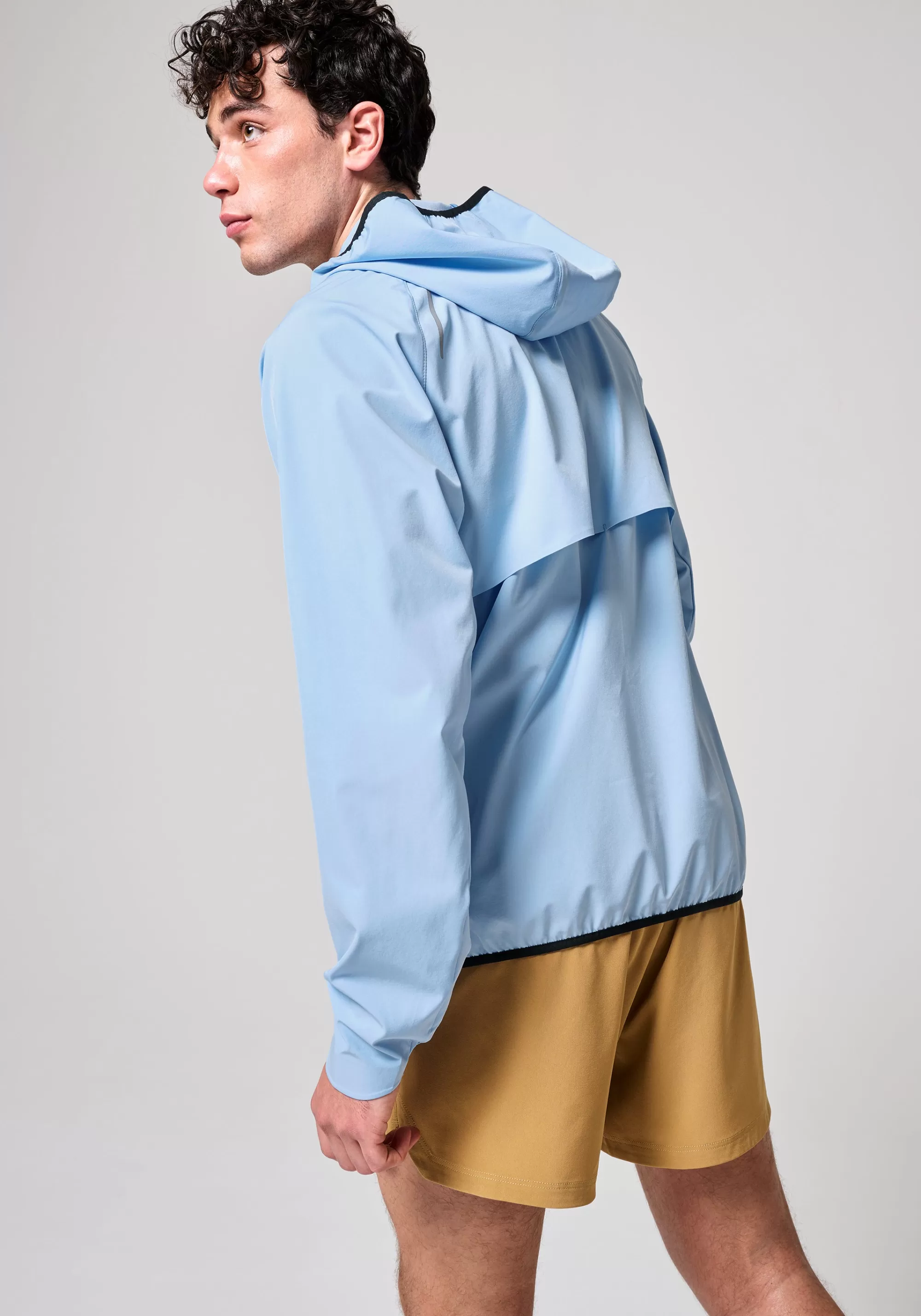 Casall M Dynamic Windbreaker Anorak - Sky Blue Outlet