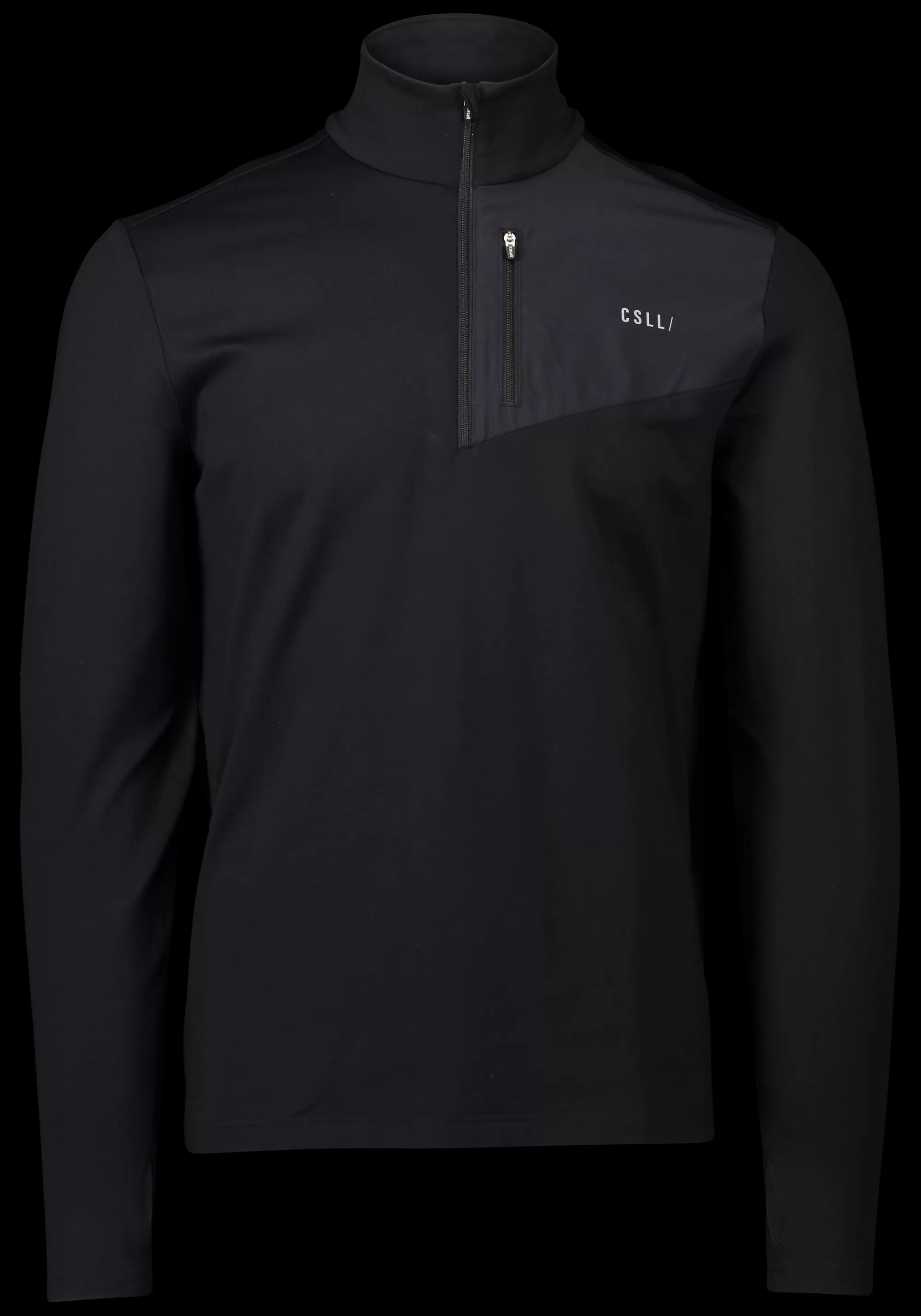 Casall M Midlayer Half Zip - Black Cheap