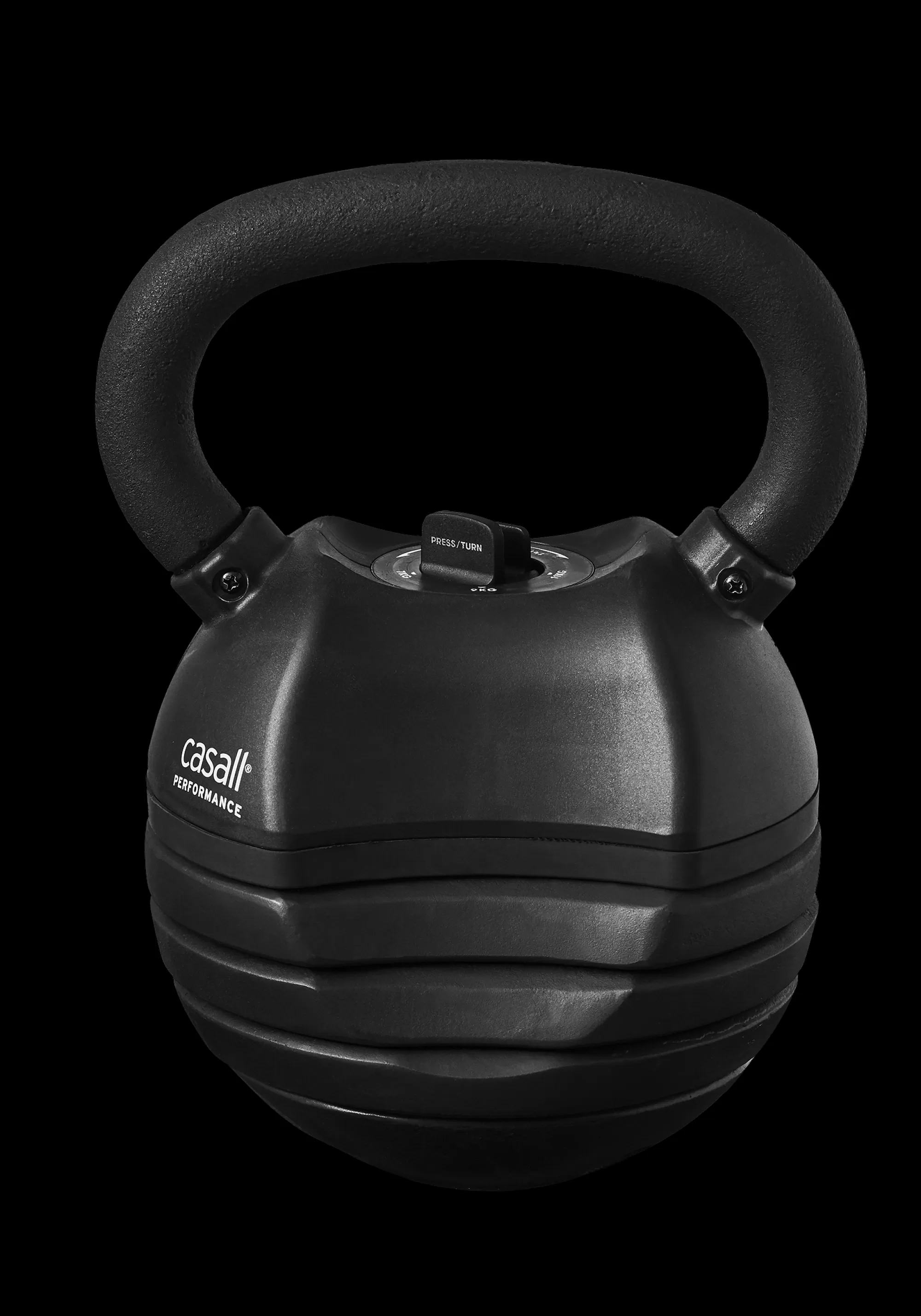 Casall PRF Adjustable Kettlebell 5-14kg - Black Clearance