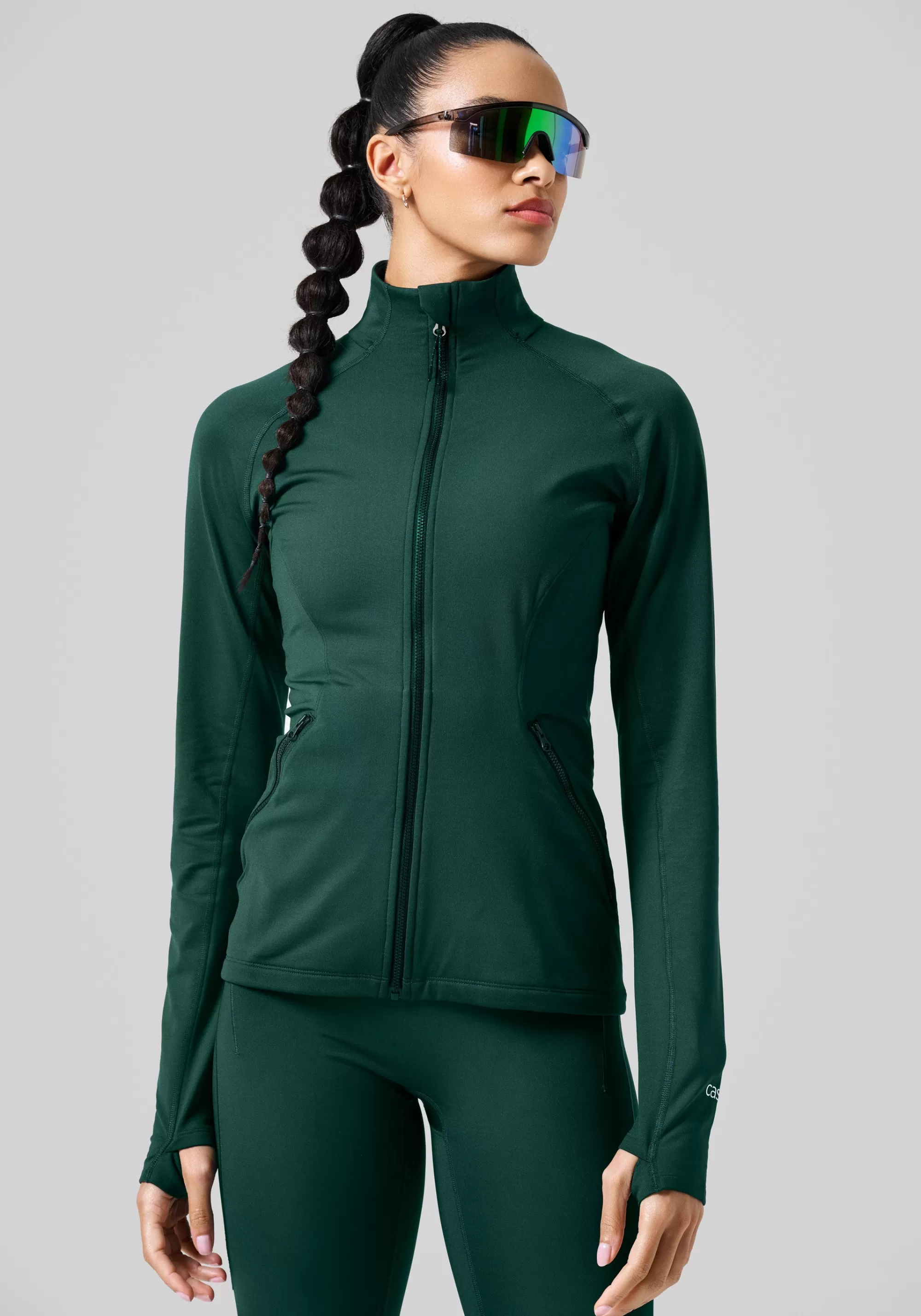 Casall Refine Training Jacket - Dark Pine Cheap