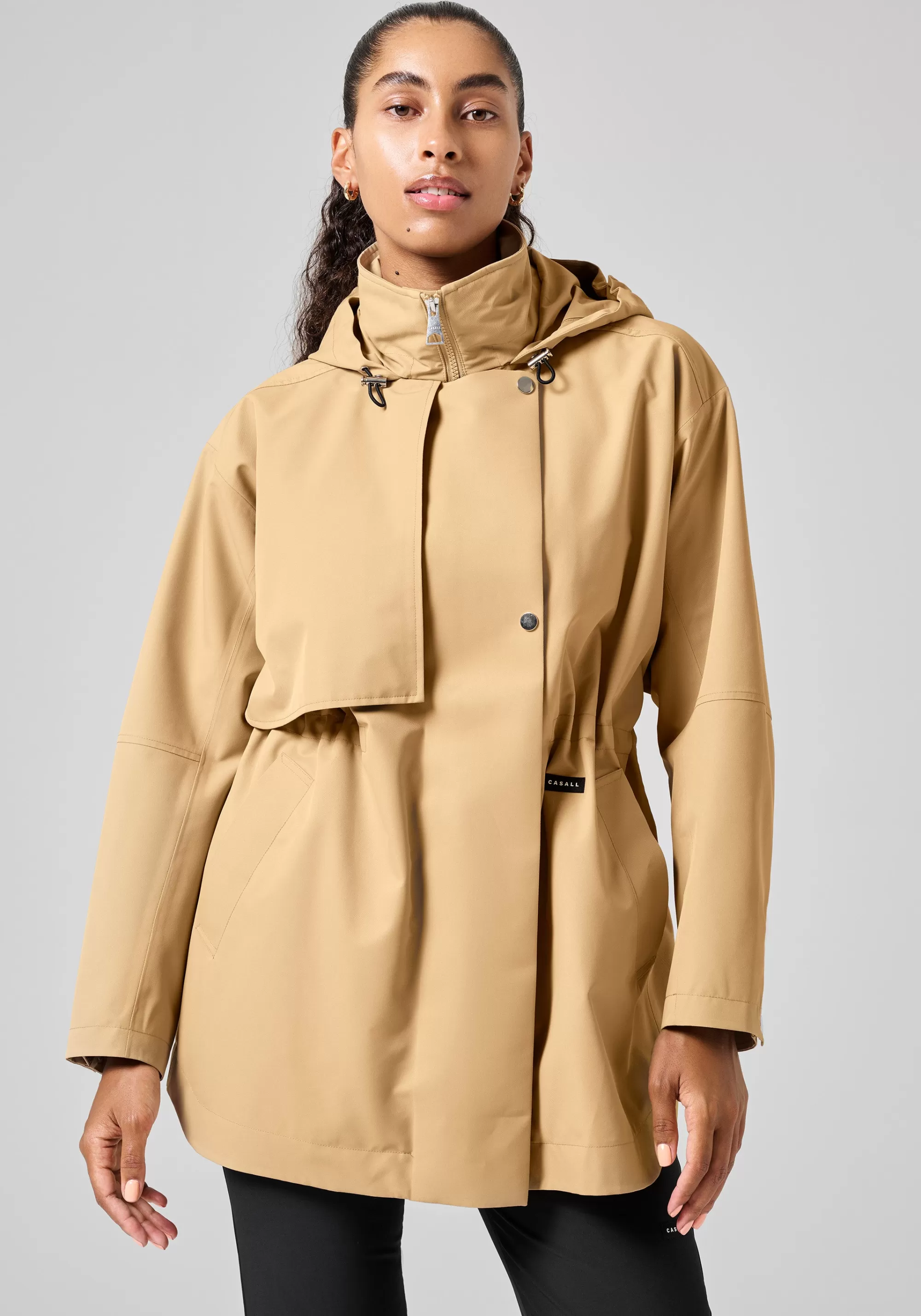 Casall Scandi Trench Rain Coat - Sand Beige Sale