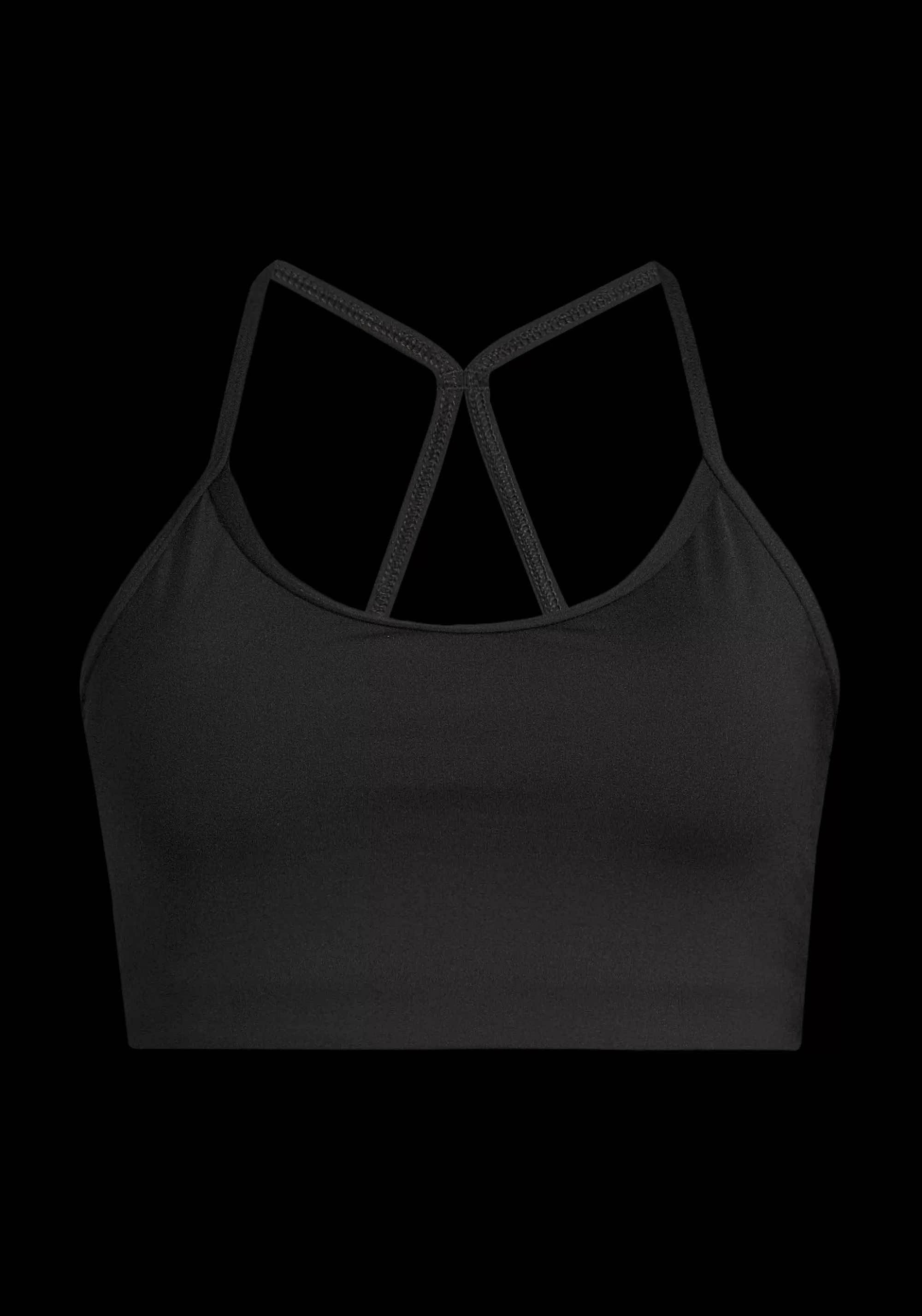 Casall Sleek Strappy Sports Bra - Black Best