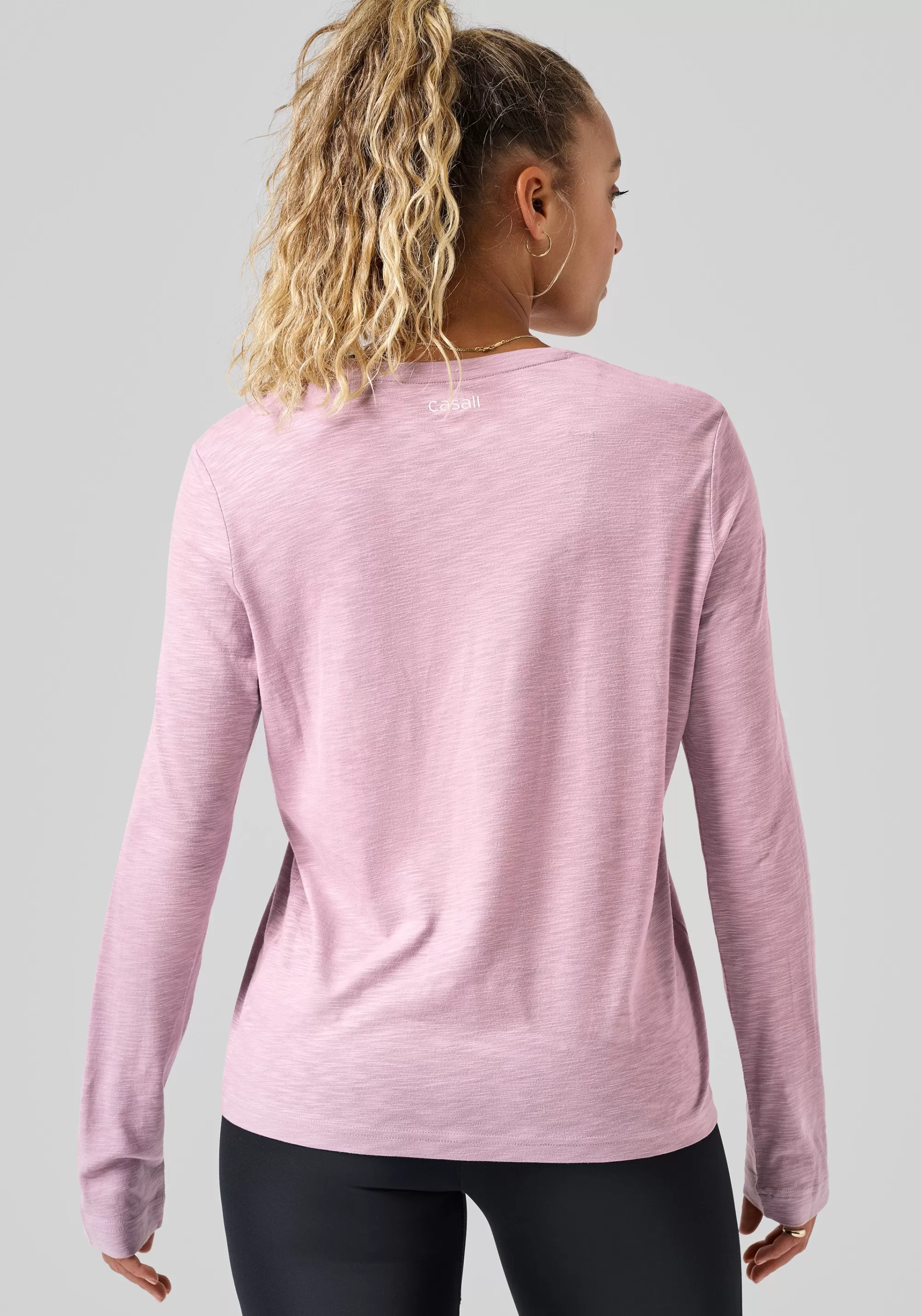 Casall Soft Texture Long Sleeve - Winter Mauve Fashion