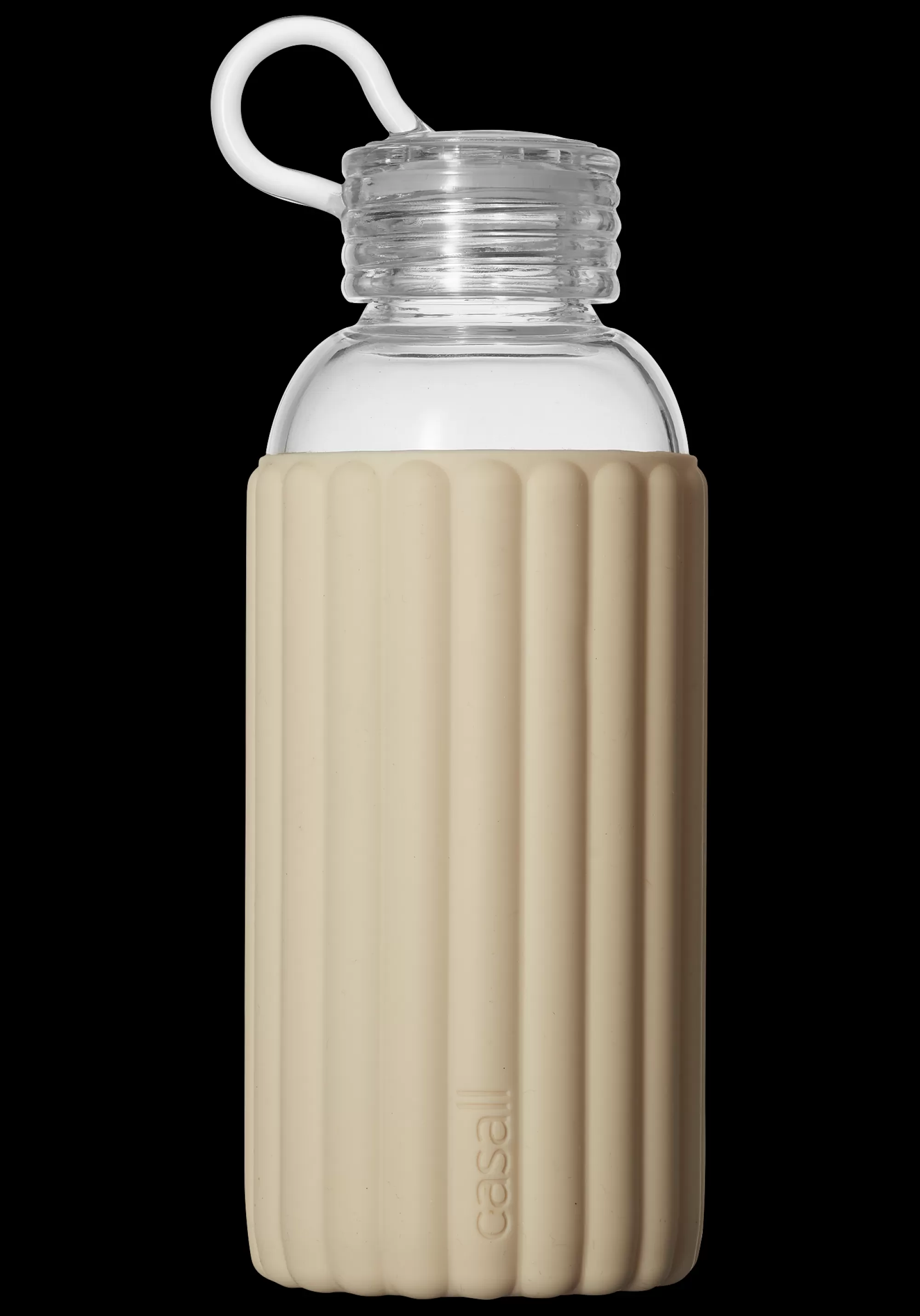 Casall Sthlm Glass Bottle 0,5l - Light Sand Flash Sale