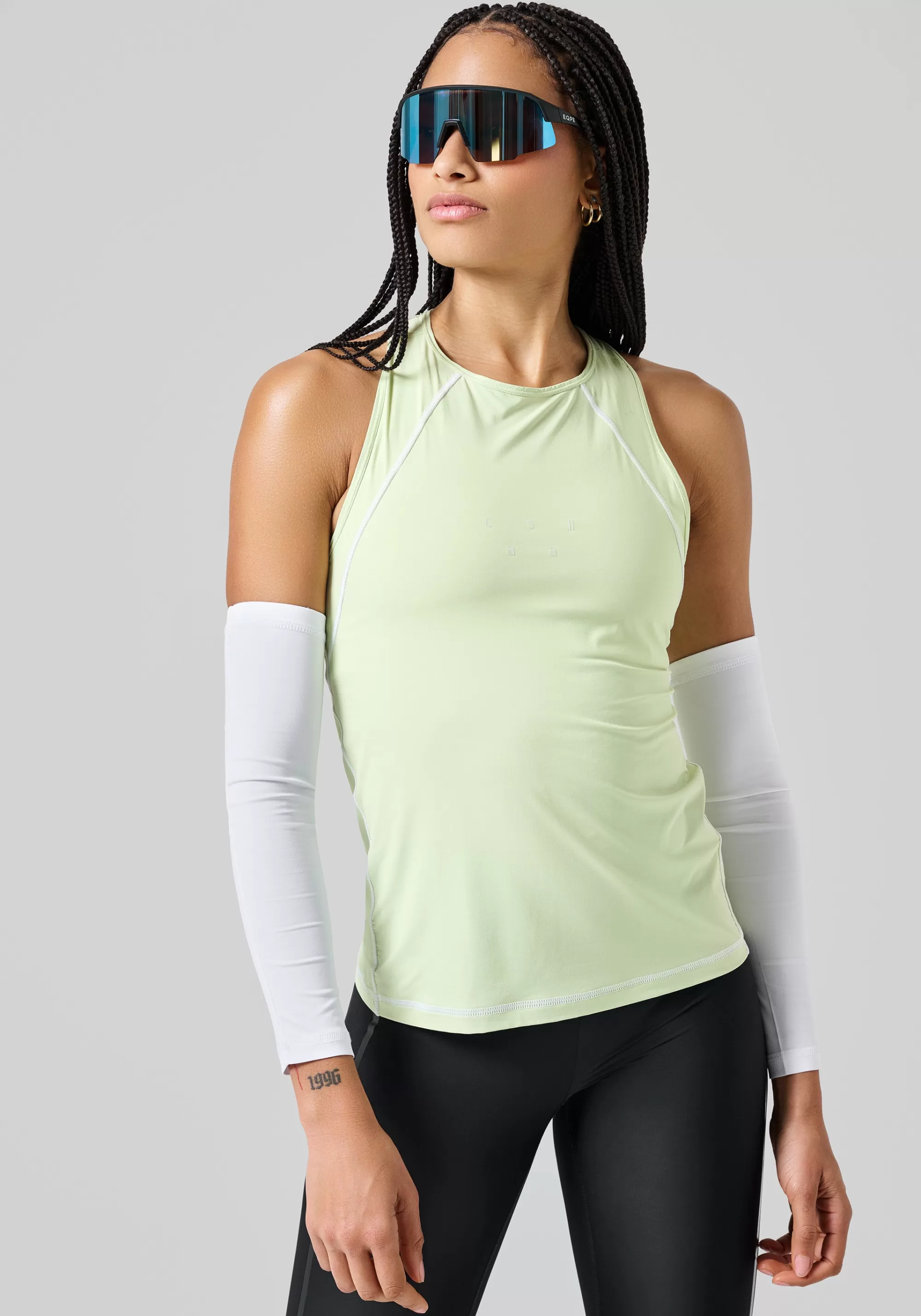 Casall Technical Pursuit Slim Tank - Cool Matcha Flash Sale