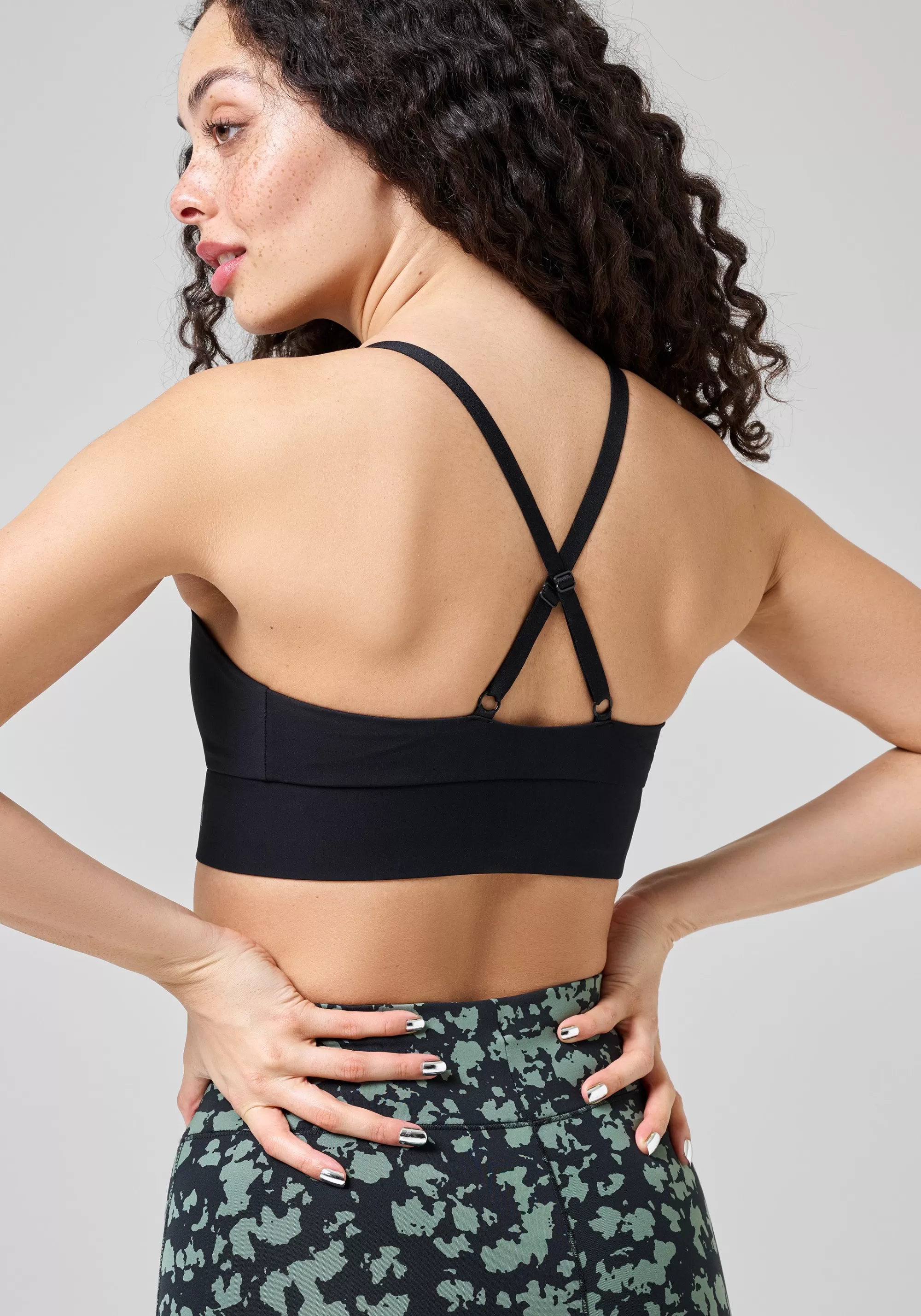 Casall Wrap Sports Bra - Black Best