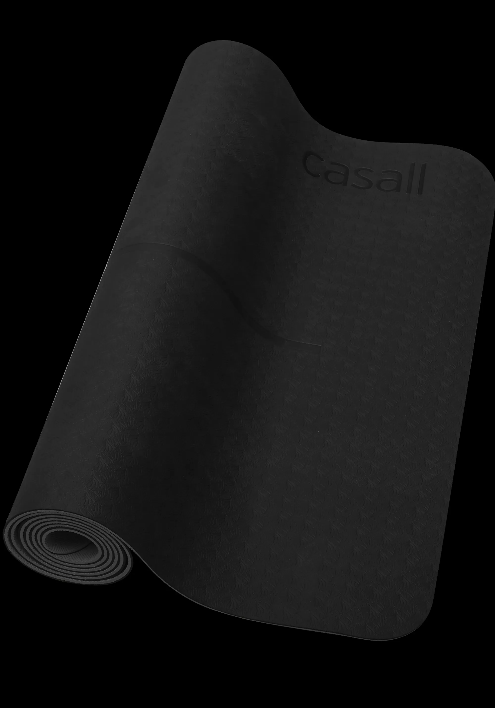 Casall Yoga Mat Position 4mm - Black/grey Clearance